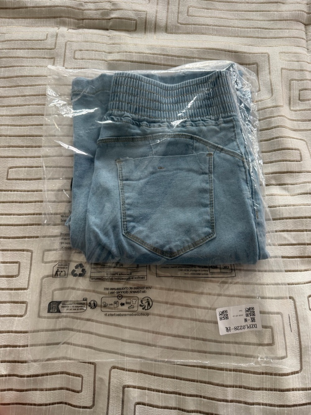 Light Blue Denim Jogger Jeans